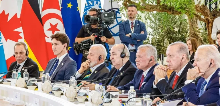 ‘Direito de defesa virou direito de vingança em Gaza’, protesta Lula, no G7