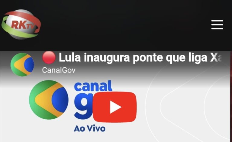 Ao vivo pela RKTV: Presidente Lula inaugura a ponte Xambioá (TO)-São Geraldo do Araguaia (PA) sobre o Rio Araguaia, na BR-153