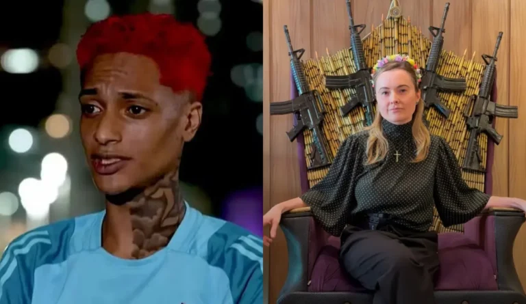 Oruam ironiza foto de Júlia Zanatta com armas: “Se eu postar é apologia ao crime”