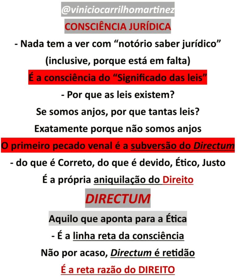 CONSCIÊNCIA JURÍDICA