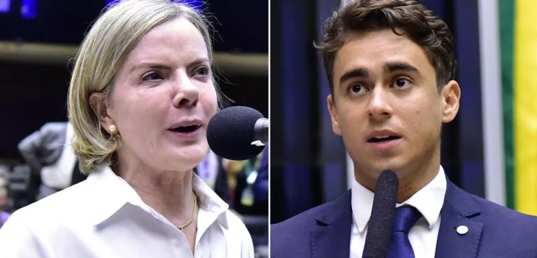 Gleisi cobra explicações sobre voos de Nikolas com jato de Vorcaro: “este escândalo é todo de vocês”