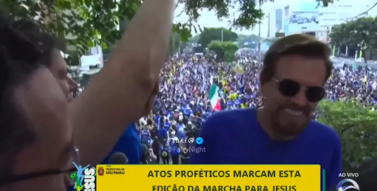 Escárnio: chefão da Marcha para Jesus admite que evento é palanque de Flávio Bolsonaro