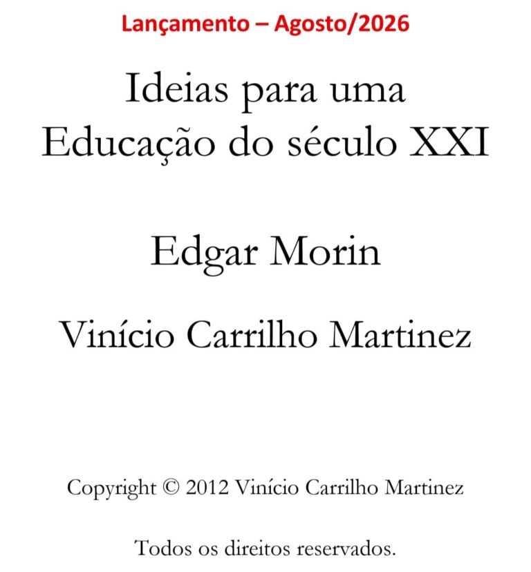 APRESENTAÇÃO  Ideias para uma Educação do século XXI
