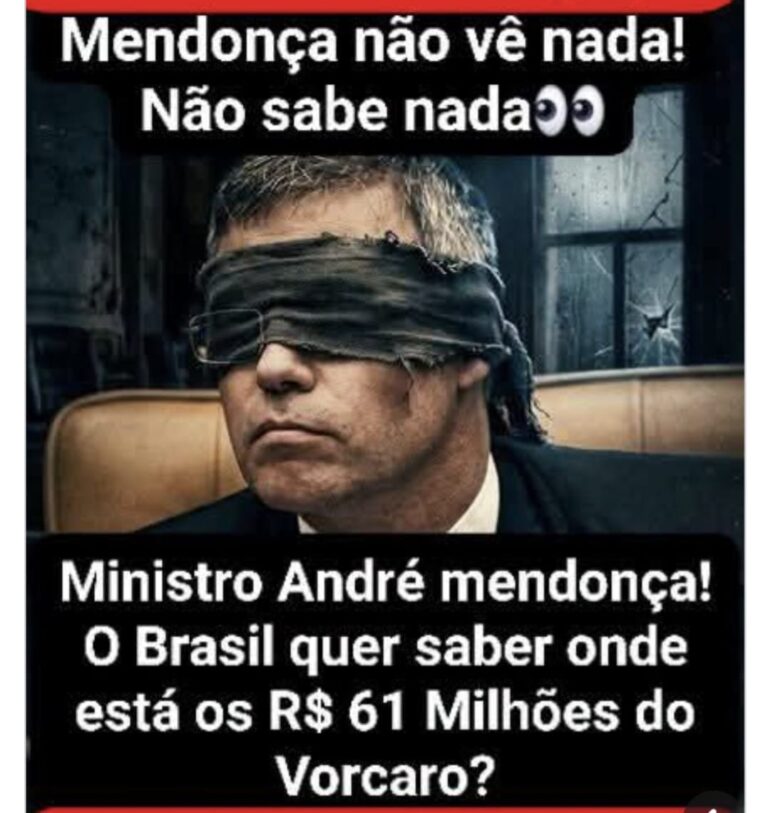 O BRASIL QUER SABER AONDE ESTÁ O MINISTRO ANDRÉ MENDONÇA?